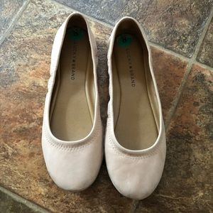 Lucky Brand Beige/pink ballet flats